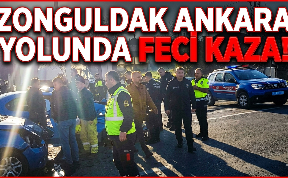 Zonguldak Ankara Yolunda Korkutan Kaza