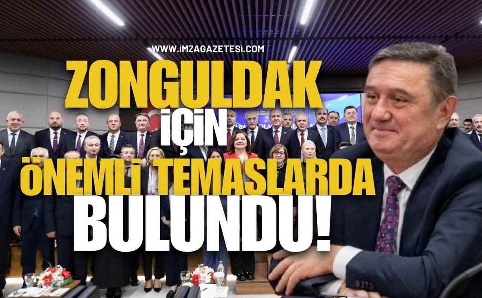 Başkan Erdem TBB Programında Zonguldak için Önemli Temaslarda Bulunmaya Devam Ediyor!