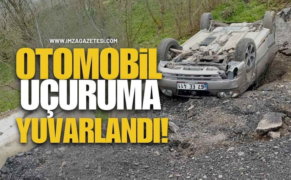 Otomobil Uçuruma Yuvarlandı!
