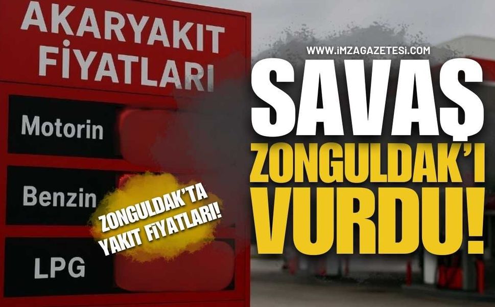 Savaş Sonrası Zonguldak'ta Yakıt Fiyatları Fırladı!