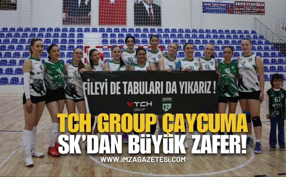 TCH Group Çaycuma SK Kadın Voleybol Takımı’ndan Büyük Zafer!