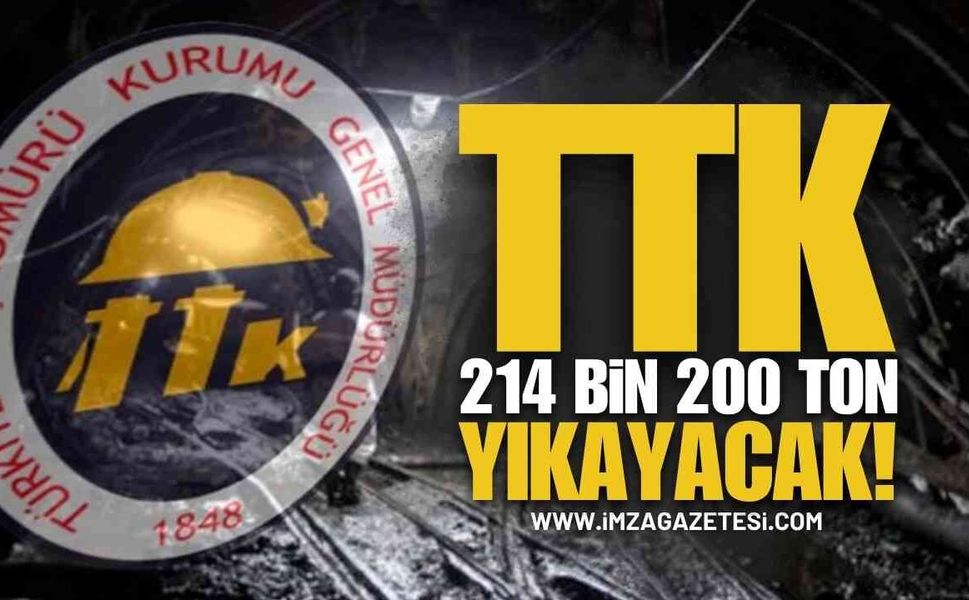 TTK 214 Bin 200 Ton Yıkayacak!