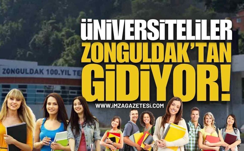Üniversite Öğrencileri Zonguldak'ı Terk Ediyor | Zonguldak haber