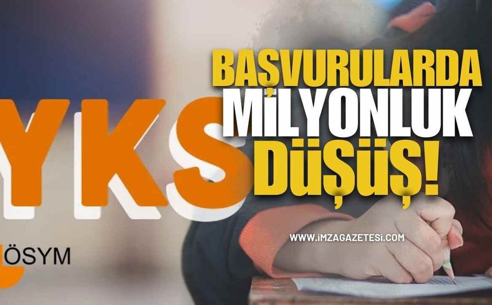 YKS Başvurularında 1,1 Milyonluk Büyük Düşüş!