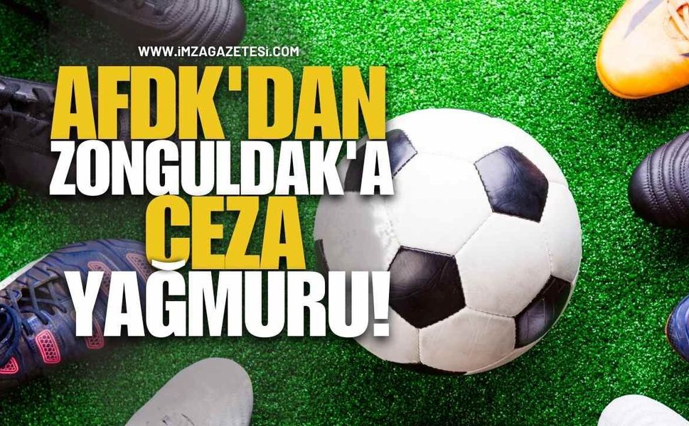 Zonguldak Amatör Futbol Disiplin (AFDK) Kurulu Cezaları Açıklandı