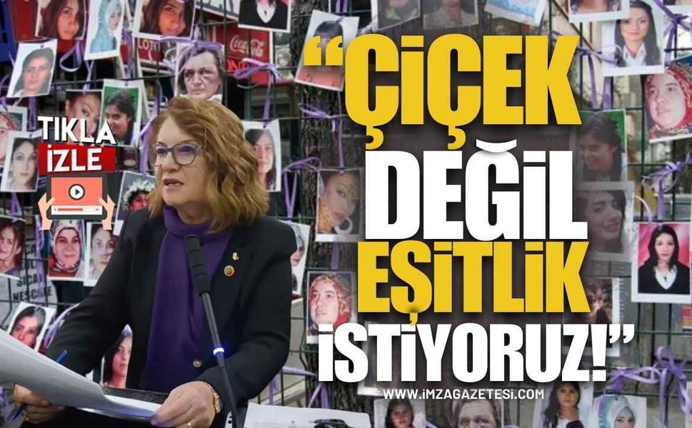 Zonguldak Belediyesi'nden Yükselen Ses, “2025’te 391 Kadın Cinayeti İşlendi, Çiçek Değil, Eşitlik İstiyoruz!”