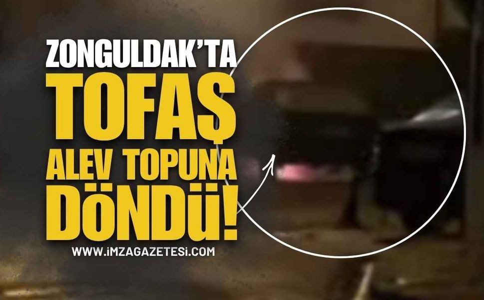 Zonguldak Devrek'te Tofaş Alev Topuna Döndü