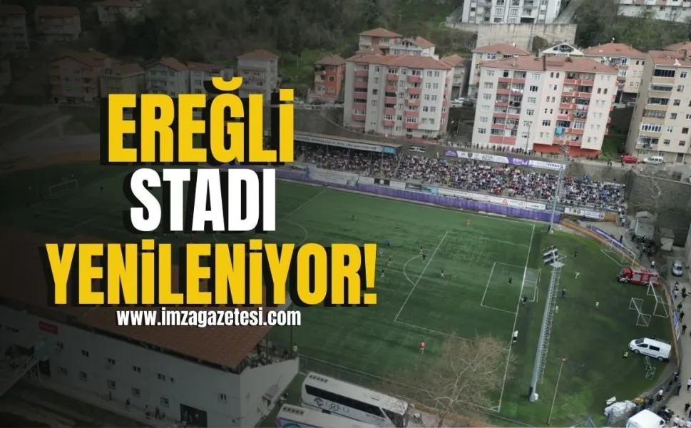 Kdz.Ereğli Belediyespor’un stadı yenileniyor!