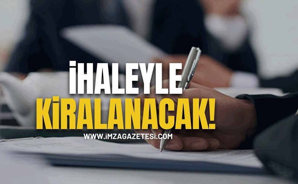 Zonguldak'ta 3 yıllığına ihaleyle kiralanacak!