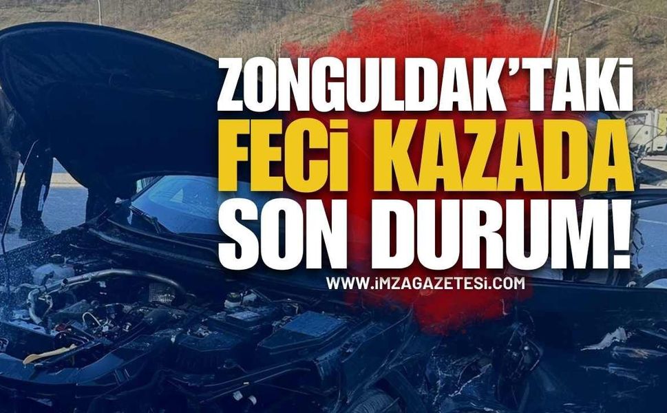 Zonguldak’ta Çayköy Kavşağında Feci Kaza!