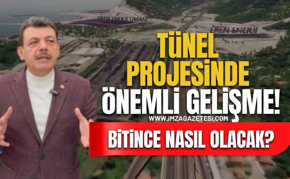 Zonguldak Tünel Projesinde Önemli Gelişme! Bitince Nasıl Olacak?