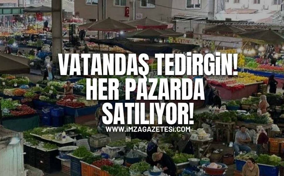 Zonguldak'ta Vatandaş Tedirgin! Her pazarda satılıyor! Üzerinde marka yok!