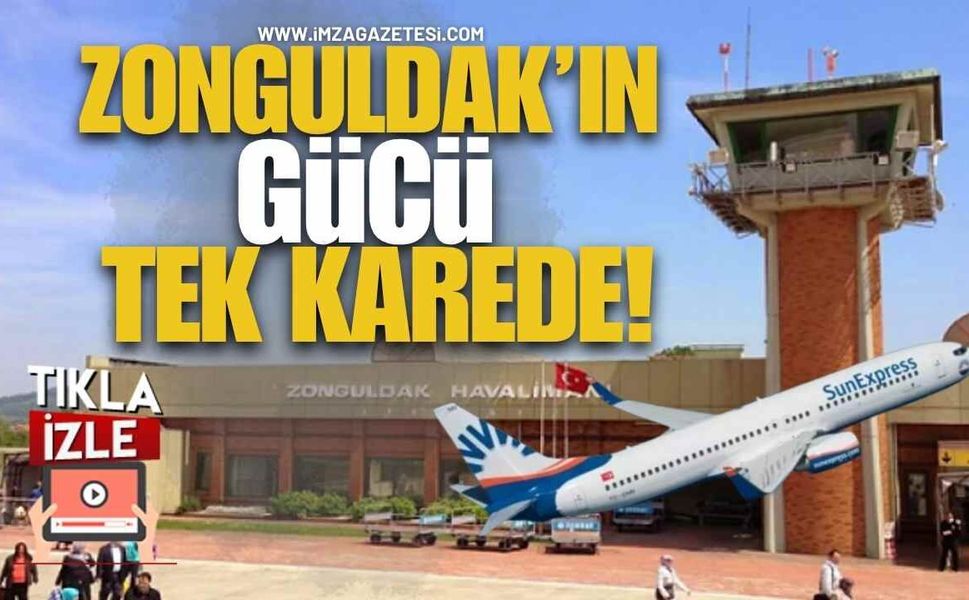 Zonguldak’ın Gücü Tek Karede! Zonguldak Havalimanı’nda Mükemmel Senkron!