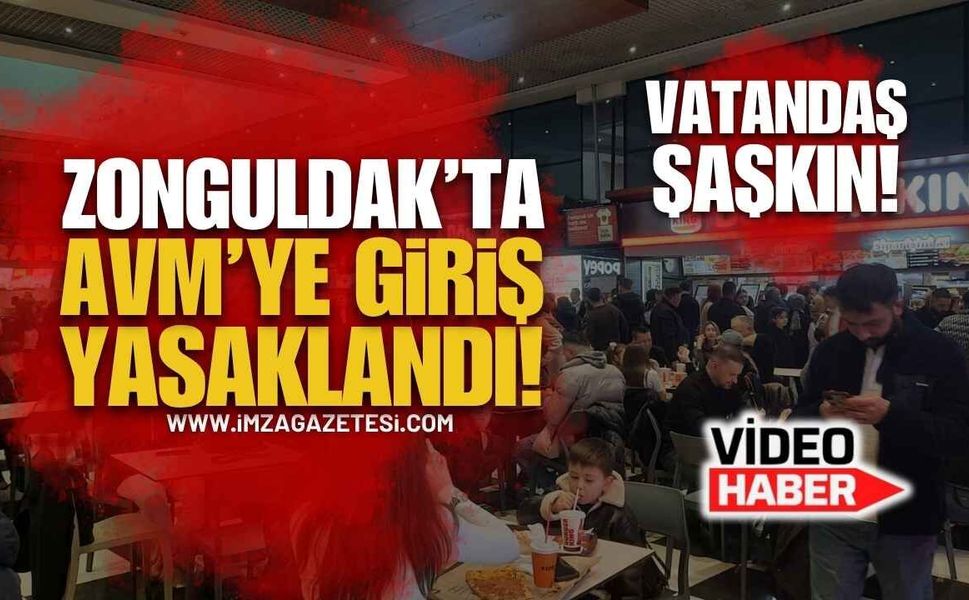 Zonguldak’ta Bayram Kaosu: AVM Girişleri Kapatıldı