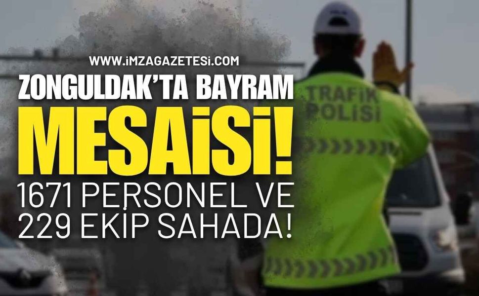 Zonguldak'ta Bayram Mesaisi Yoğunluğu!