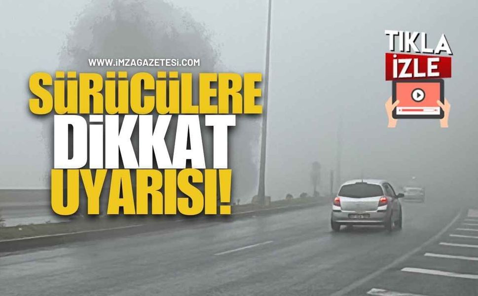 Zonguldak’ta Dev Sis Tabakası! Sürücüler Dikkat!