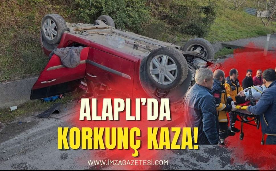 Alaplı'da Feci Kaza!
