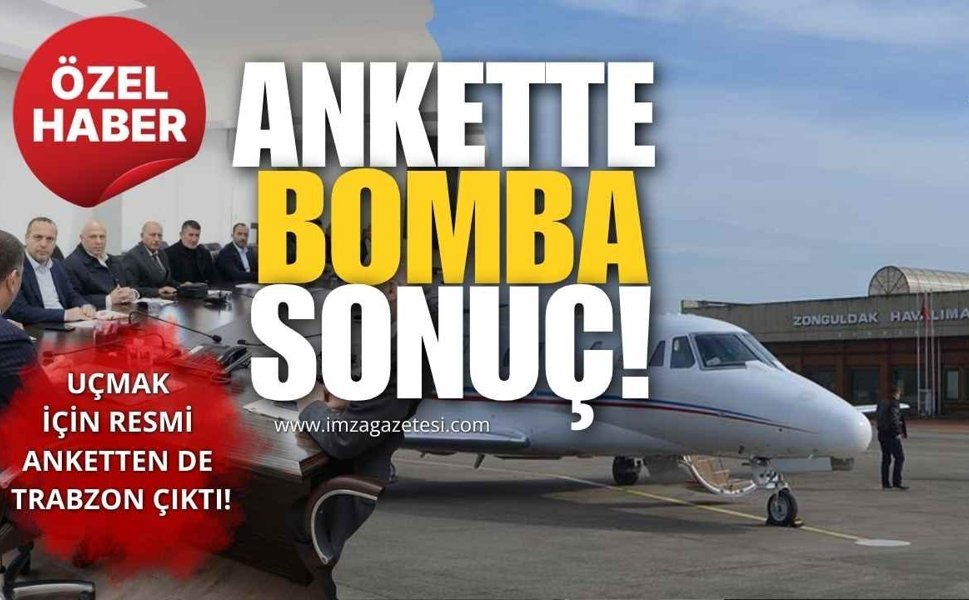 Ankette Bomba Sonuç! Uçmak İçin Resmi Anketten de Trabzon Çıktı!