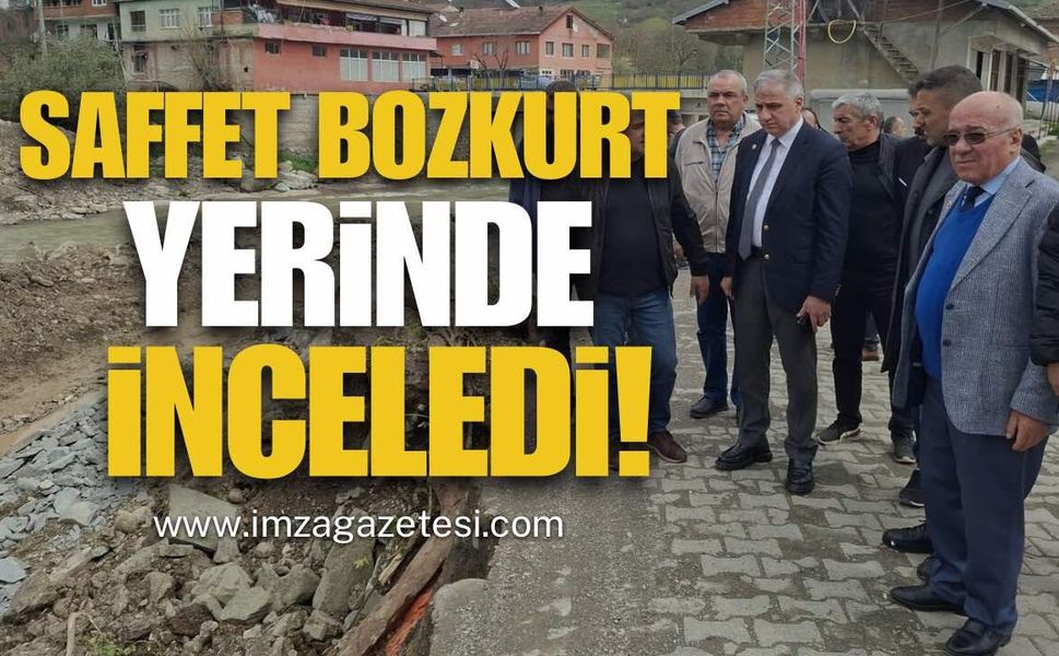 Milletvekili Saffet Bozkurt Çaylıoğlu’nda Dere Islah Çalışmalarını İnceledi