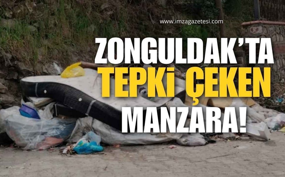 Zonguldak'ta Kent Merkezine Çöp Krizi!
