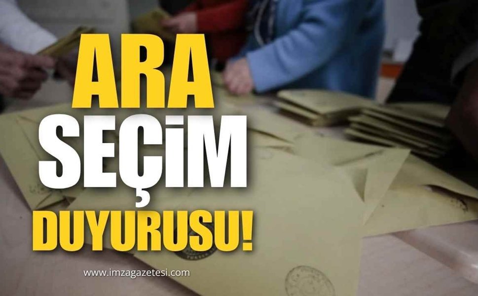 Zonguldak’ta Muhtarlık Ara Seçimi Duyurusu!