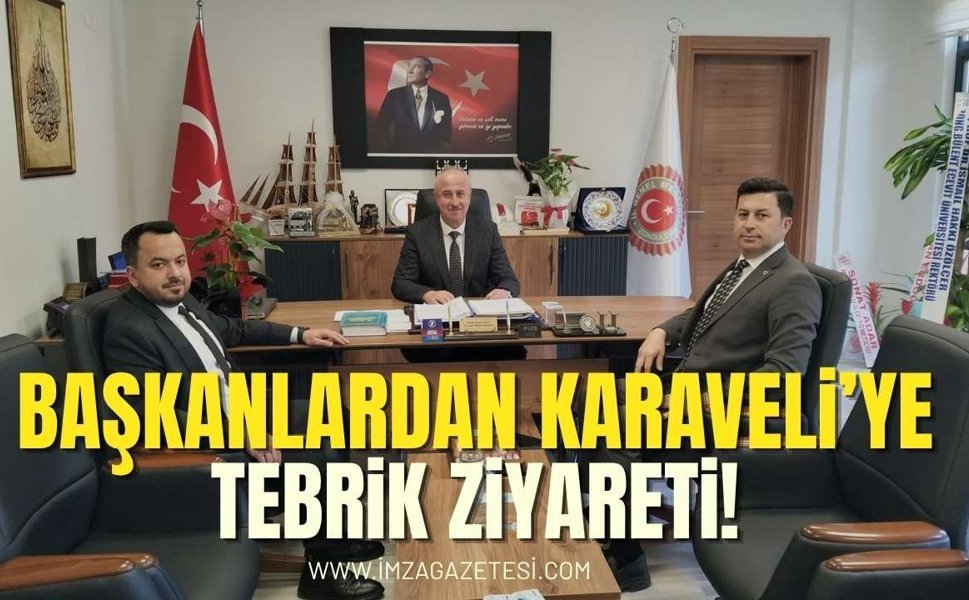 Başkanlar Karaveli'yi Tebrik Etti!