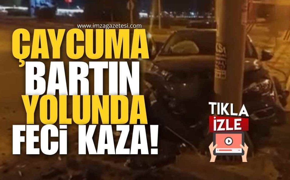 Çaycuma-Bartın Yolunda Feci Kaza!