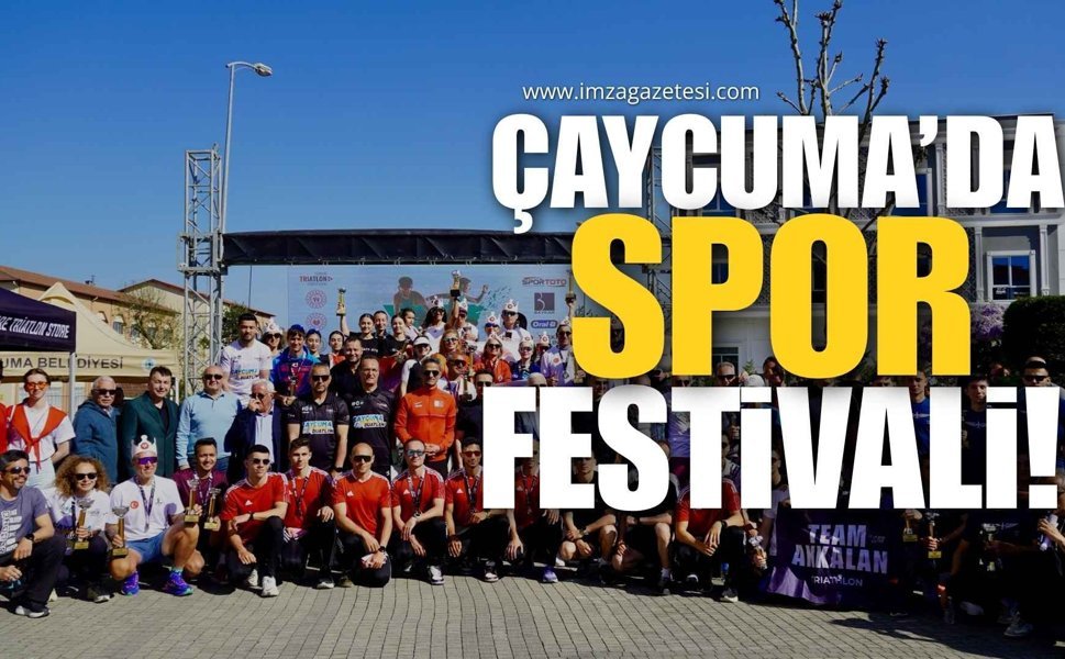 Çaycuma’da Spor Festivali... 2026 Duatlonu Nefes Kesti!