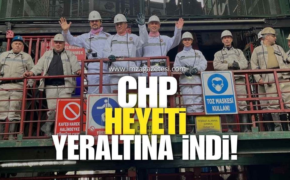 CHP Heyeti Yeraltına İndi!