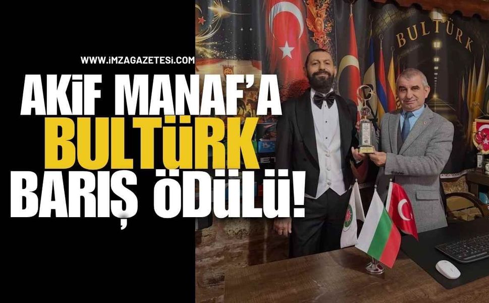 Dünyaca Ünlü Yazar Akif Manaf’a BULTÜRK Barış Ödülü
