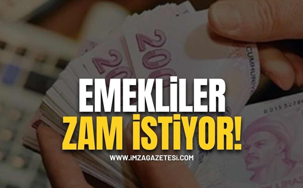Emekliler sıkıntıda zam istiyor!