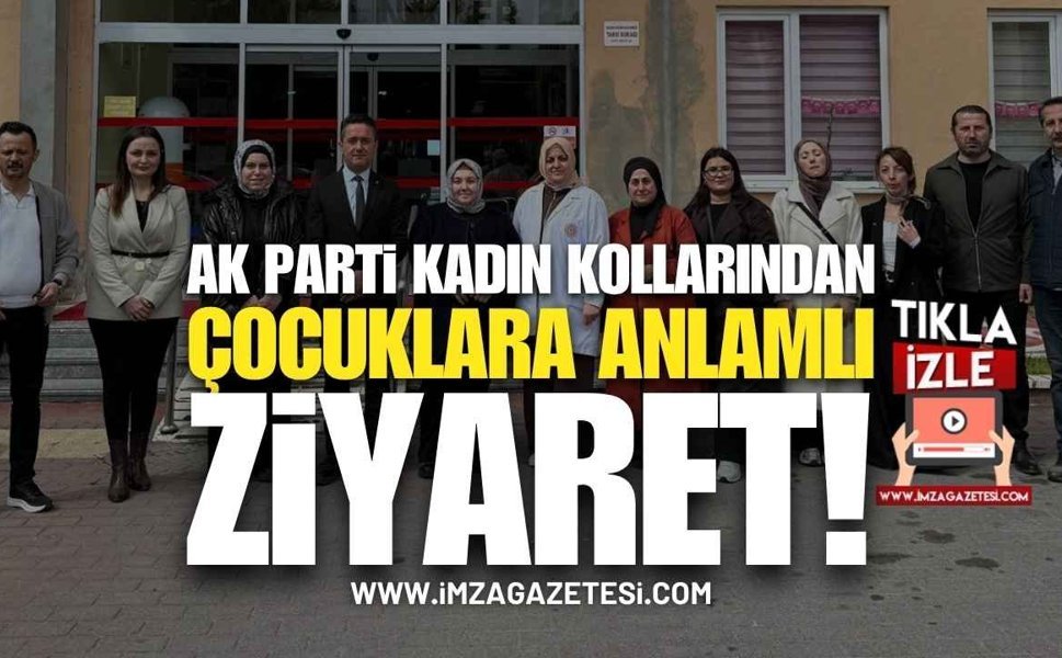 Hastanede Bayram Sevinci: AK Partili Kadınlardan Çocuklara Anlamlı Ziyaret!