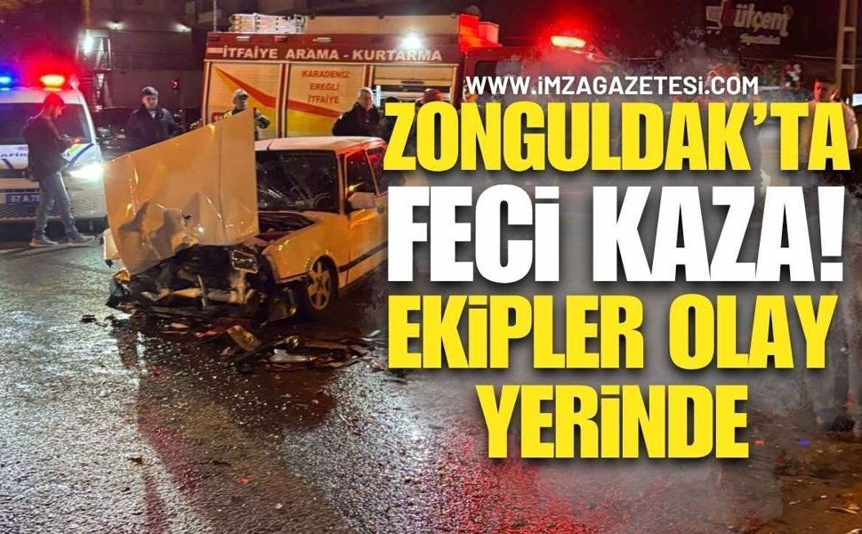 Zonguldak Ereğli’de Feci Kaza!