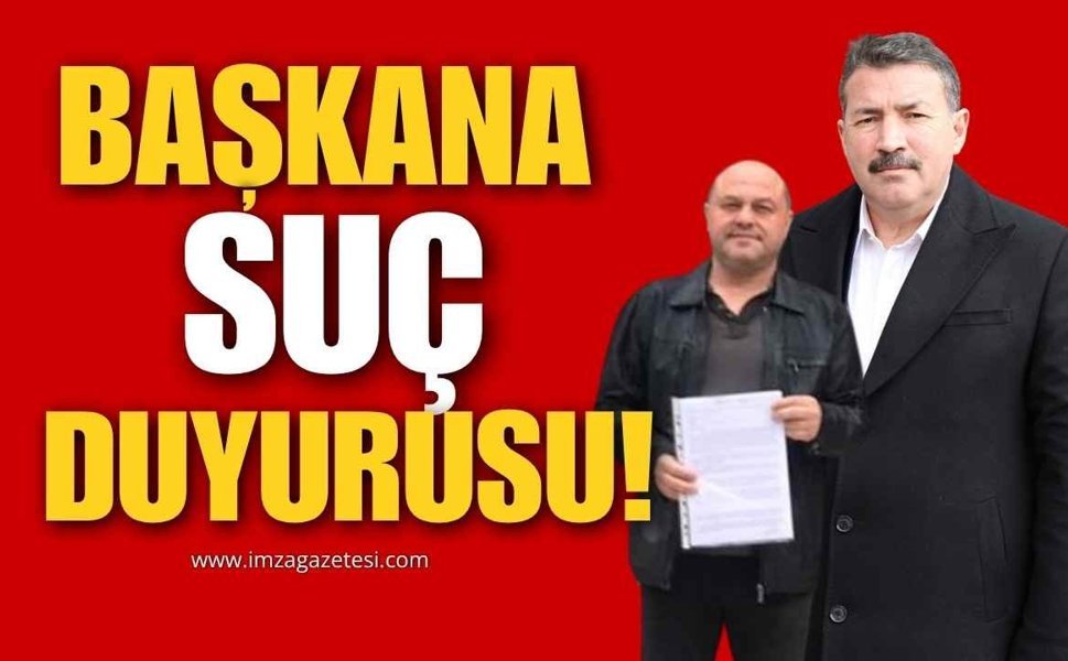 İbrahim Tığ’dan Devrek Belediye Başkanı Özcan Ulupınar’a Suç Duyurusu!