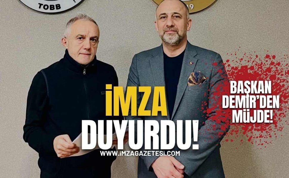 İmza Gazetesi’nden Duyurdu! Zonguldak Ve Kozlu’ya 3 Bin Kişilik Karma OSB İçin Düğmeye Bastı!