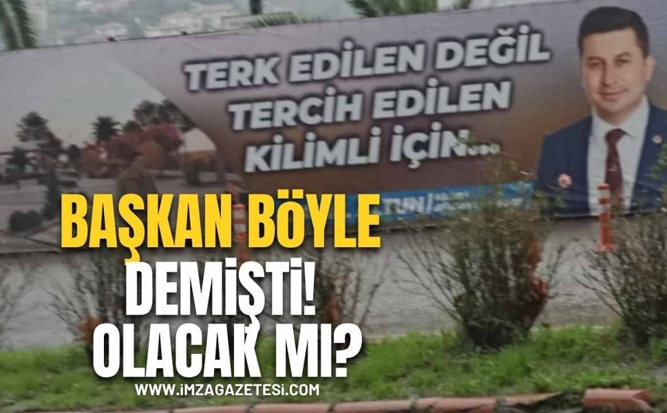 Başkan böyle demişti! Olacak mı?