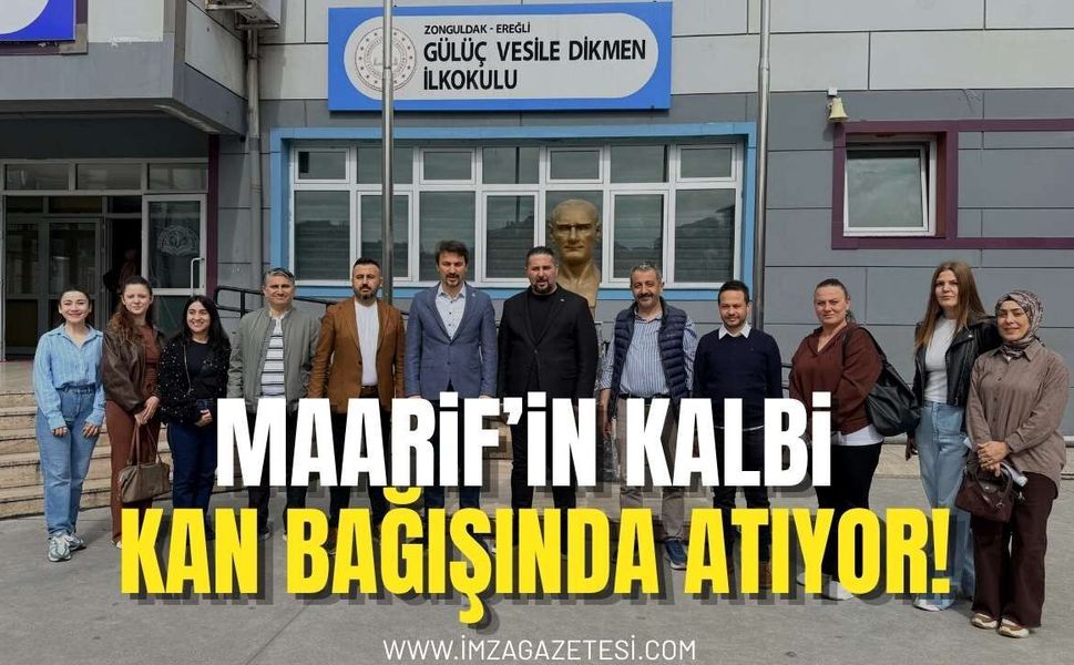 Maarif’in Kalbi Kan Bağışında Atıyor