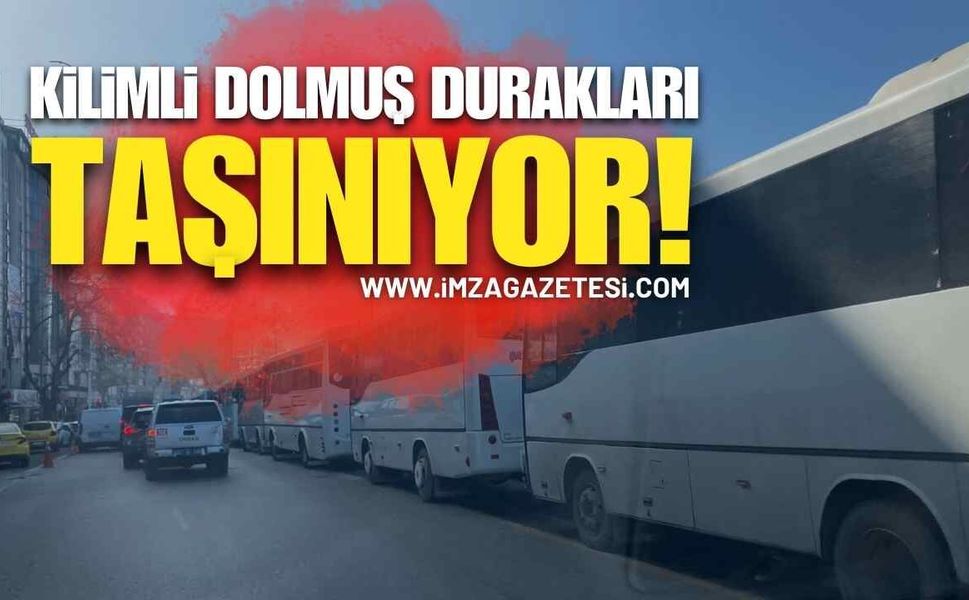 Kilimli Dolmuş Durakları Taşınıyor!