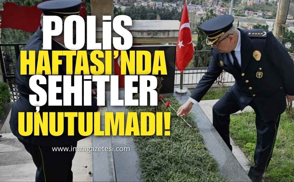 Polis Haftasında Şehitler Unutulmadı