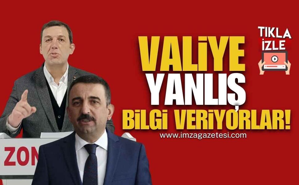 Zafer Partisi Zonguldak İl Başkanı Oğuzhan Turhan: "Valiye Yanlış Bilgi Veriyorlar!"