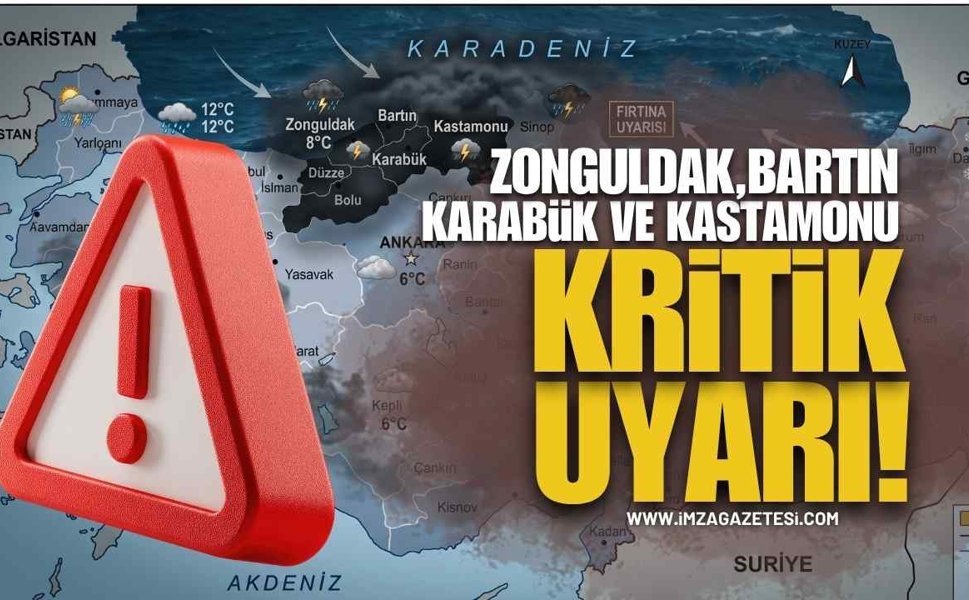 Zonguldak, Bartın, Karabük ve Kastamonu Hava Durumu Tahmini
