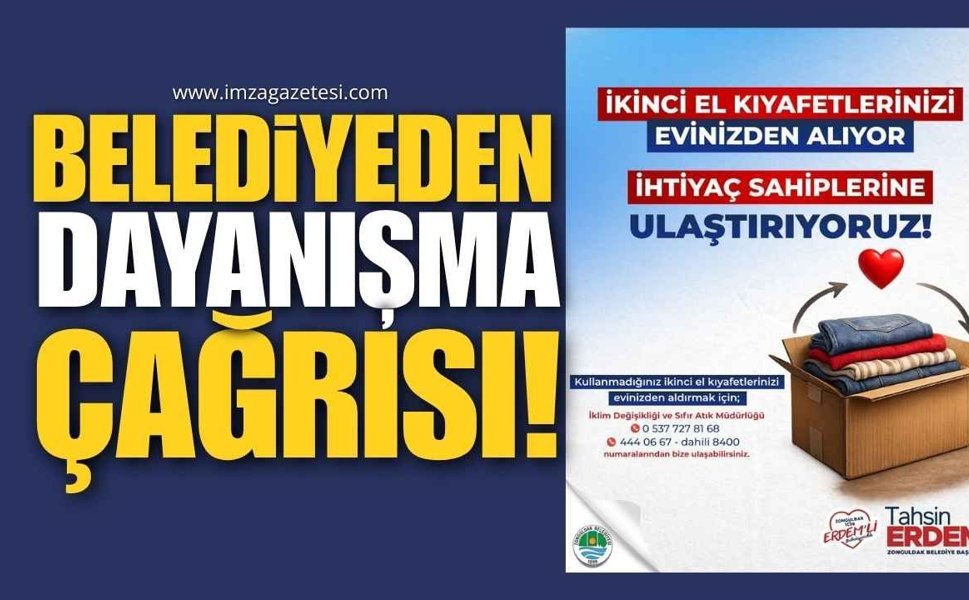 Zonguldak Belediyesi’nden Dayanışma Çağrısı!