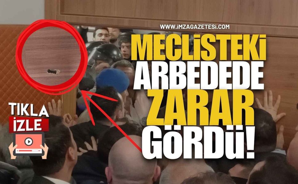 Zonguldak İl Genel Meclisi’nde Yaşanan Gerginlik Sonrası Zarar Gördü!