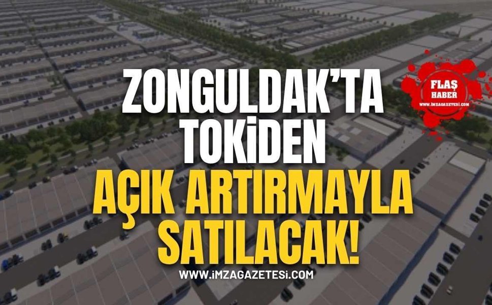 Zonguldak'ta Toki'den Açık Artırmayla Satılacak!