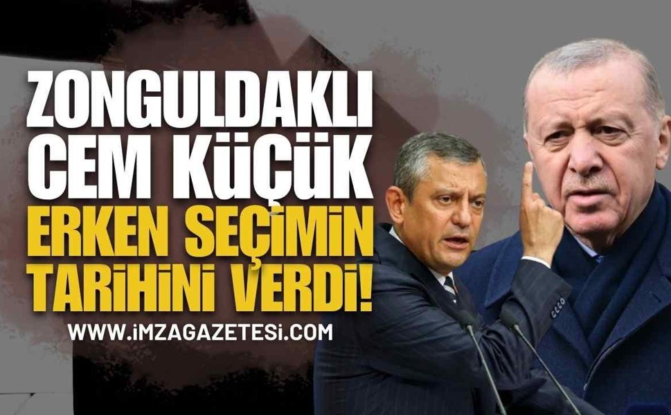 Zonguldaklı Gazeteci Cem Küçük’ten Bomba Erken Seçim İddiası