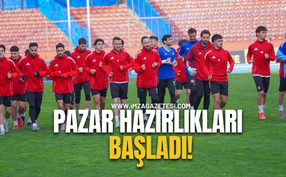 Zonguldakspor’da Pazar hazırlıkları başladı!