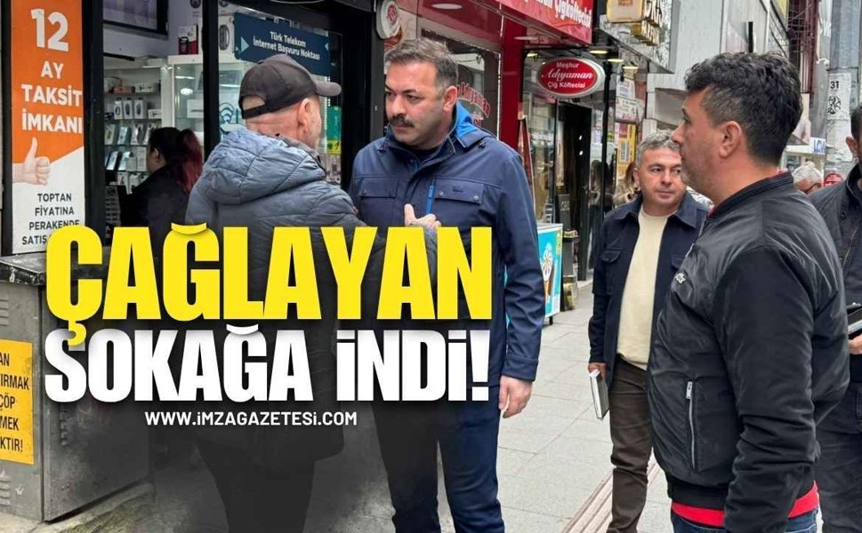 Zonguldak'ta Saha Çalışmaları Tam Gaz: Başkan Çağlayan Esnafın Nabzını Tuttu!