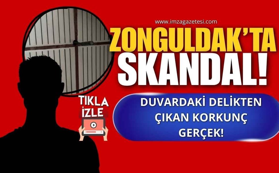 Zonguldak’ta Skandal! Duvardaki Delikten Çıkan Korkunç Gerçek!