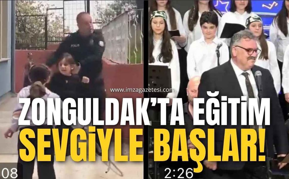 Müdür Şarkı Söyledi, Polis Oyun Oynadı, Zonguldak Valiliği Tebrik Etti!