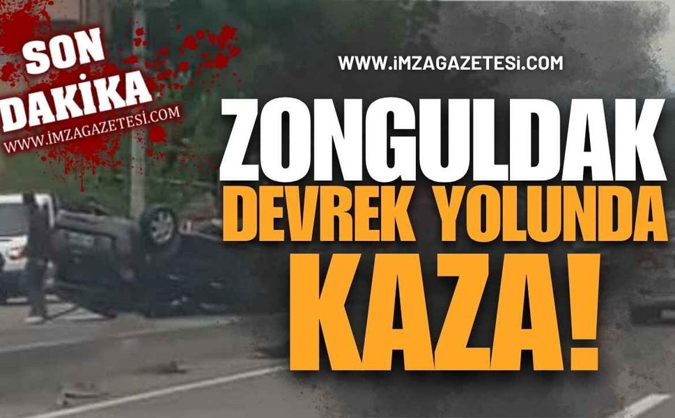 Zonguldak-Devrek Yolunda Kaza!